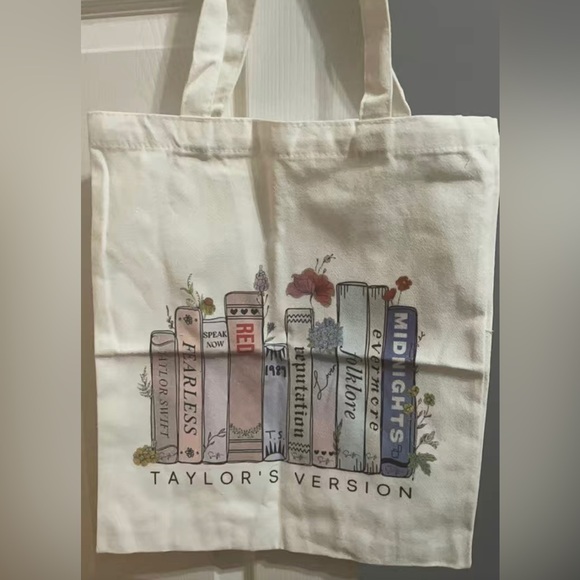 Taylor Swift Eras Album Book Tote Bag - Picture 5 of 6